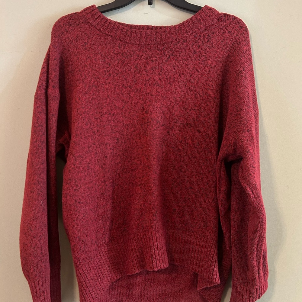 Old Navy Women's Red Crew Neck Sweater
